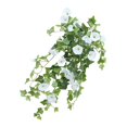 thumbnail image 4 of Artificial Trumpet Flower Garland Simulation Floral Vine Wall Hanging Plastic Fake Flower  Yellow, 4 of 10