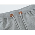 thumbnail image 4 of Tyhengta Mens Shorts Casual Drawstring Zipper Pockets Elastic Waist Lightgray 44, 4 of 8