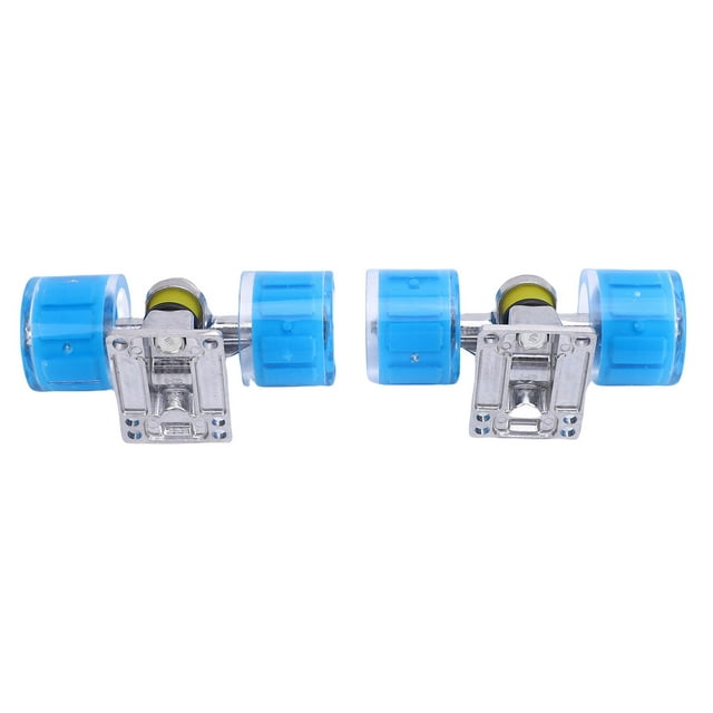 Planche à Roulettes Trucks, Alliage d'Aluminium 1 Paire Roues de Planche à Roulettes 55x45mm Ensemble Combo Roues 3.2 Pouces Roues de Camions Ensemble Combo pour Cruiser