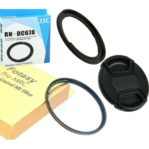 67mm Adapter as Canon FA-DC67A 67mm Mano 18 Layer UV Filter Hood Cap for CANON PowerShot SX540 HS, SX530 HS, SX520 HS, SX70 HS, SX60 HS SX50 HS, SX40 HS, SX30 IS, SX20 IS, SX10 IS, SX1 IS