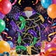 thumbnail image 1 of Ceisia Men's Mardi Gras Festive Print Short Sleeve Button-Up Shirt Collection | Feather & Bead Web Button-Up Shirt Gifts, 1 of 7