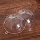 thumbnail image 3 of Para 10 piezas, caja de regalo para boda, hogar, adornos navideños, transparente, para árbol de fiesta, rellenable, bola de plástico para decoración colgante, 3 of 5