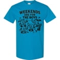 thumbnail image 3 of Inktastic Weekends Are for the Boys Funny Golf Theme T-Shirt, 3 of 5