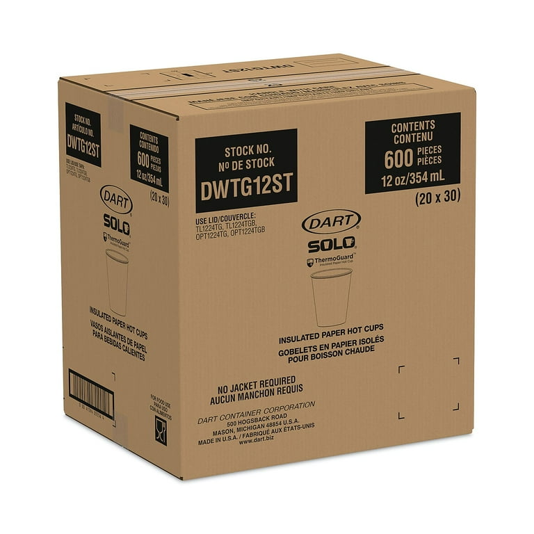Thermoguard Insulated Paper Hot Cups, 12 Oz, Steam Print, 600/carton Thermoguard Insulated Paper Hot Cups, 12 Oz, Steam Print, 600/carton