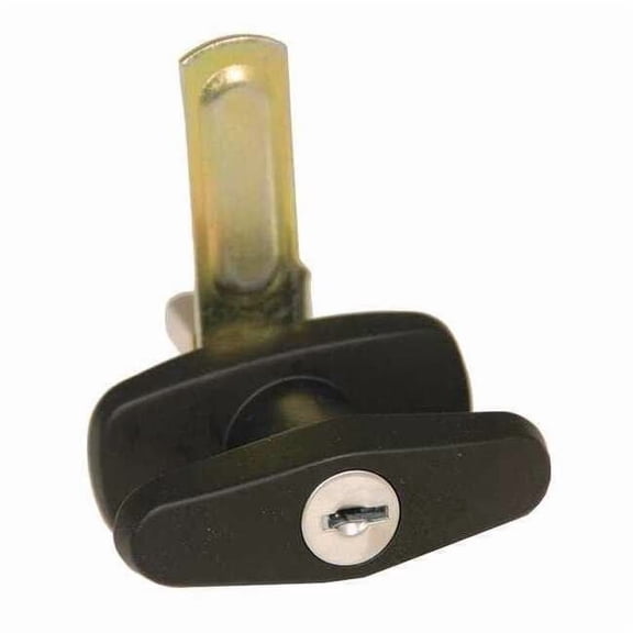 Cam Latch, Keyed, Black Powder Coated, Adjustable: NO 4RRE2