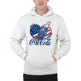 thumbnail image 2 of Officially Licensed Coca Cola American Heritage Design Men's Hoodie, 2 of 3