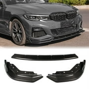 For 2019-2021 BMW G20 M-Sport M340i Real Carbon Fiber Front Bumper Body Lip 3PC