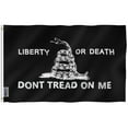 thumbnail image 3 of (2 pack) ANLEY Fly Breeze 3x5 Foot Liberty Or Death Flag - Don't Tread On Me Flags Polyester with Brass Grommets, 3 of 8