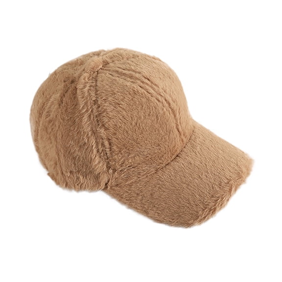 Fgnfyis Men and Women Fashion Autumn Winter Adjustable Baseball Caps Breathable Warm Ear Hats for Men Brown