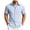 Blue, variant on Ymyiu Hawaiian Shirt for Man Mens Linen Shirt Short Sleeve Wrinkle Free Casual Untucked Button Down Shirts Beach Breathable Tops Summer Size 2XL(Black, 2XL)
