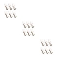 thumbnail image 4 of Wosthever Pack of 6 Bathroom Storage Hangers Removable Household Wall Holder Self-adhesive Hooks Organizer Plastic Organization Type1 NO1 Wosthever CBP018790, 4 of 6