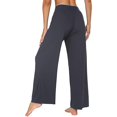 thumbnail image 5 of Cyber of Monday under 10.00 LYXSSBYX Womens Pajama Pants Clearance Womens Casual Solid Color Comfortable Pajamas Wide Leg Pants Long Yoga Pants, 5 of 7