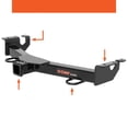thumbnail image 2 of Curt 2 Inch Front Mount Towing Receiver Hitch for Select Vehicles, 2 of 7