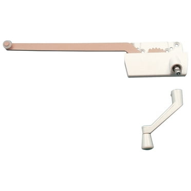 Prime-Line TH 23022 Single Arm Operator, 9-1/2-Inch with Crank, Left Hand, White