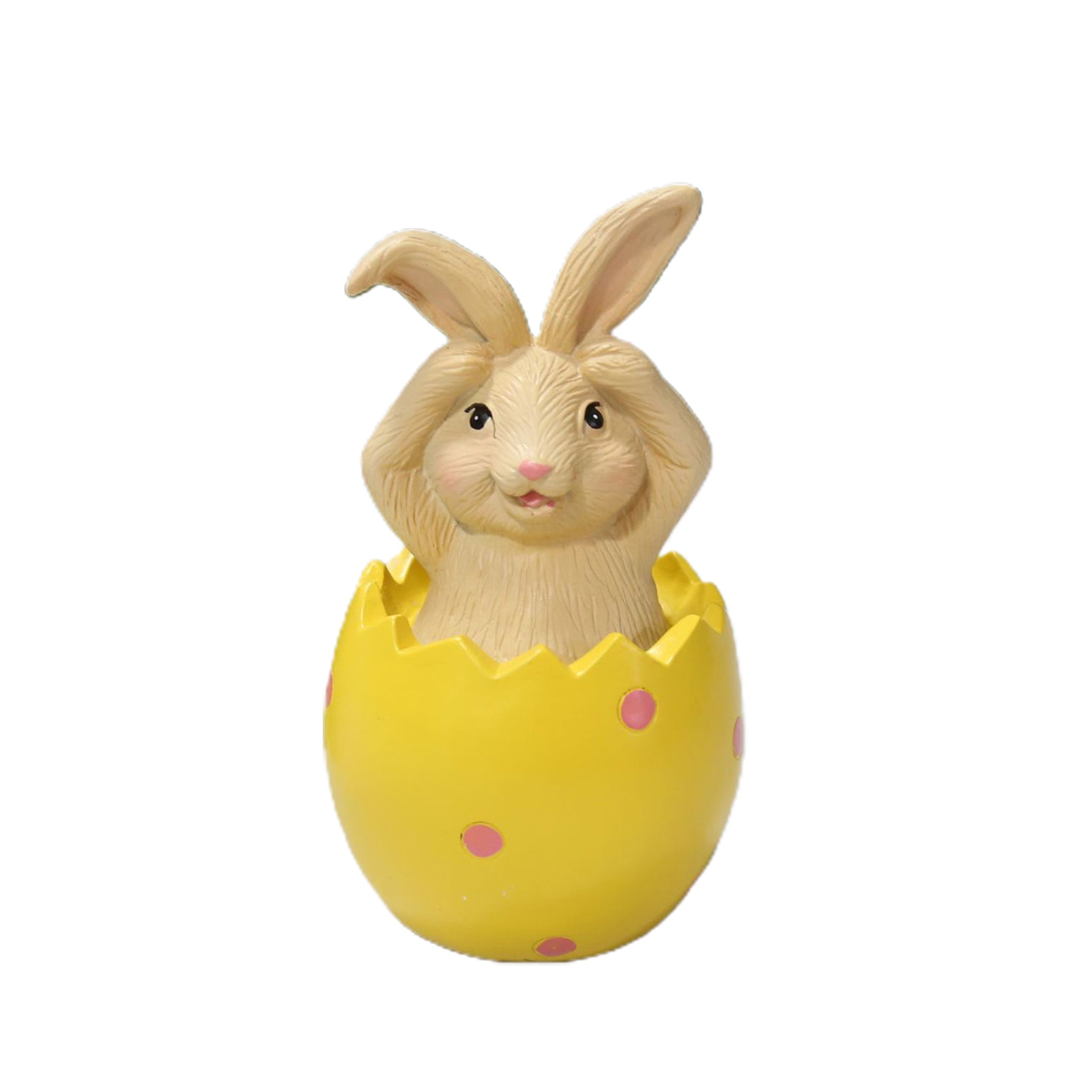 MAX Miniature Bunny Sculpture Decorative Handpainted Useful Not