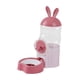 thumbnail image 4 of Dispensador de agua para gatos y perros, botella bebedero de superficie lisa, práctico bebedero para codornices, erizos, conejos y chinchillas. rosa, 4 of 8
