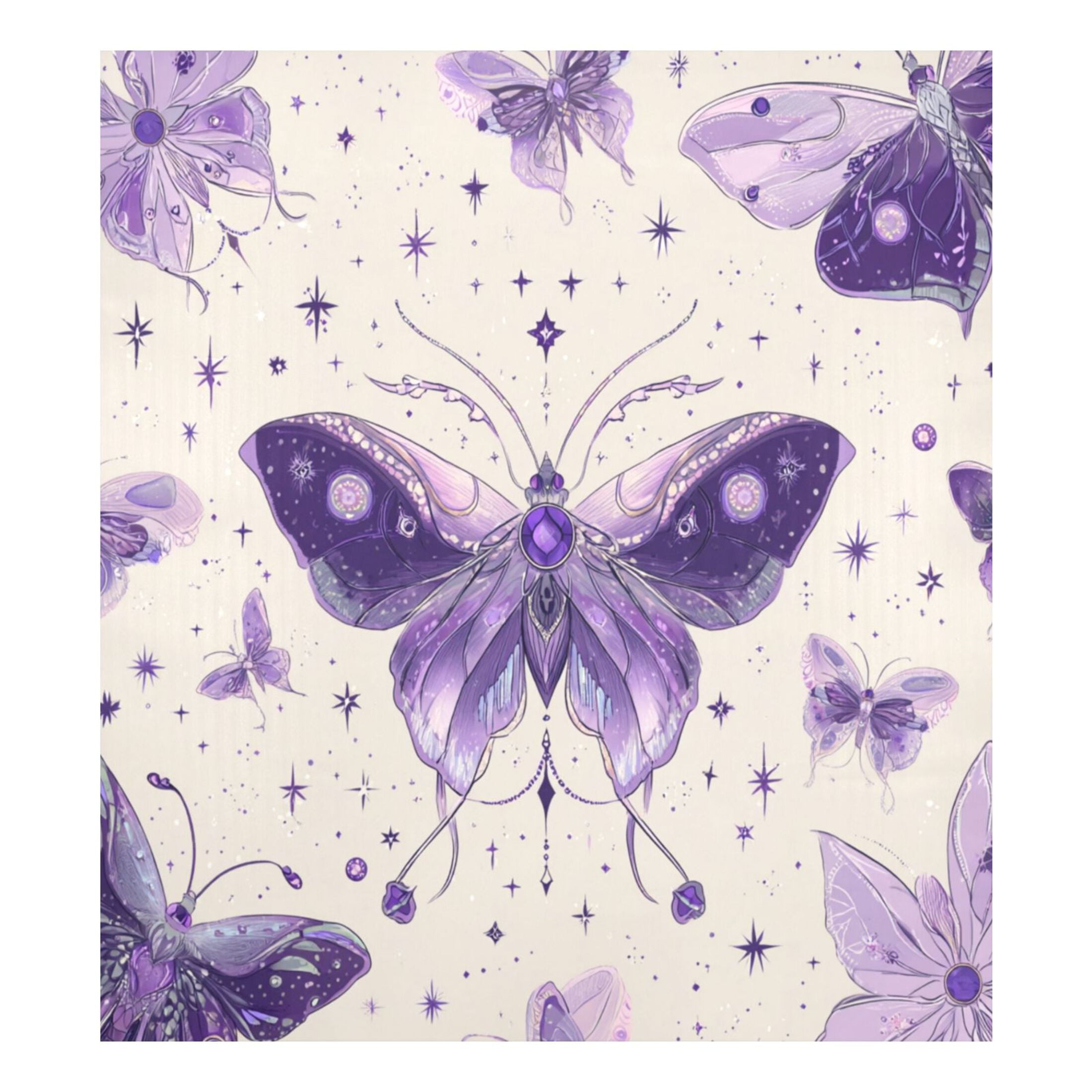 Dishwasher Sticker Magnetic Dishwasher Sticker Magnetic Decorative Sticker Refrigerator Sticker Dishwasher Decorative Stickers Beautiful Purple Butterflies