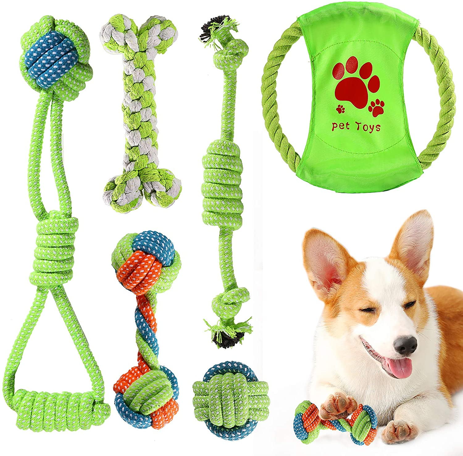 Pack Small Dog Toy Set Puppy Chew Teething New Zealand Ubuy