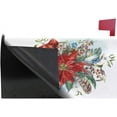 thumbnail image 4 of Christmas Poinsettia Flower and Winter Bird Red Cardinal Magnetic Mailbox Cover Standard Size for Garden Yard Outdoor Decorations-18 x 20.8", 4 of 5