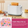 thumbnail image 4 of MERRYHAPY Toaster Dust Cover Protector Practical Design Imitation Linen Polyurethane Cloth for Housewives 1Pcs, 4 of 5