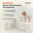 thumbnail image 4 of KIDKII Lux Play Set 8-Piece Firm Foam Climbing and Motor Skill Play Kit, Beige, 4 of 7
