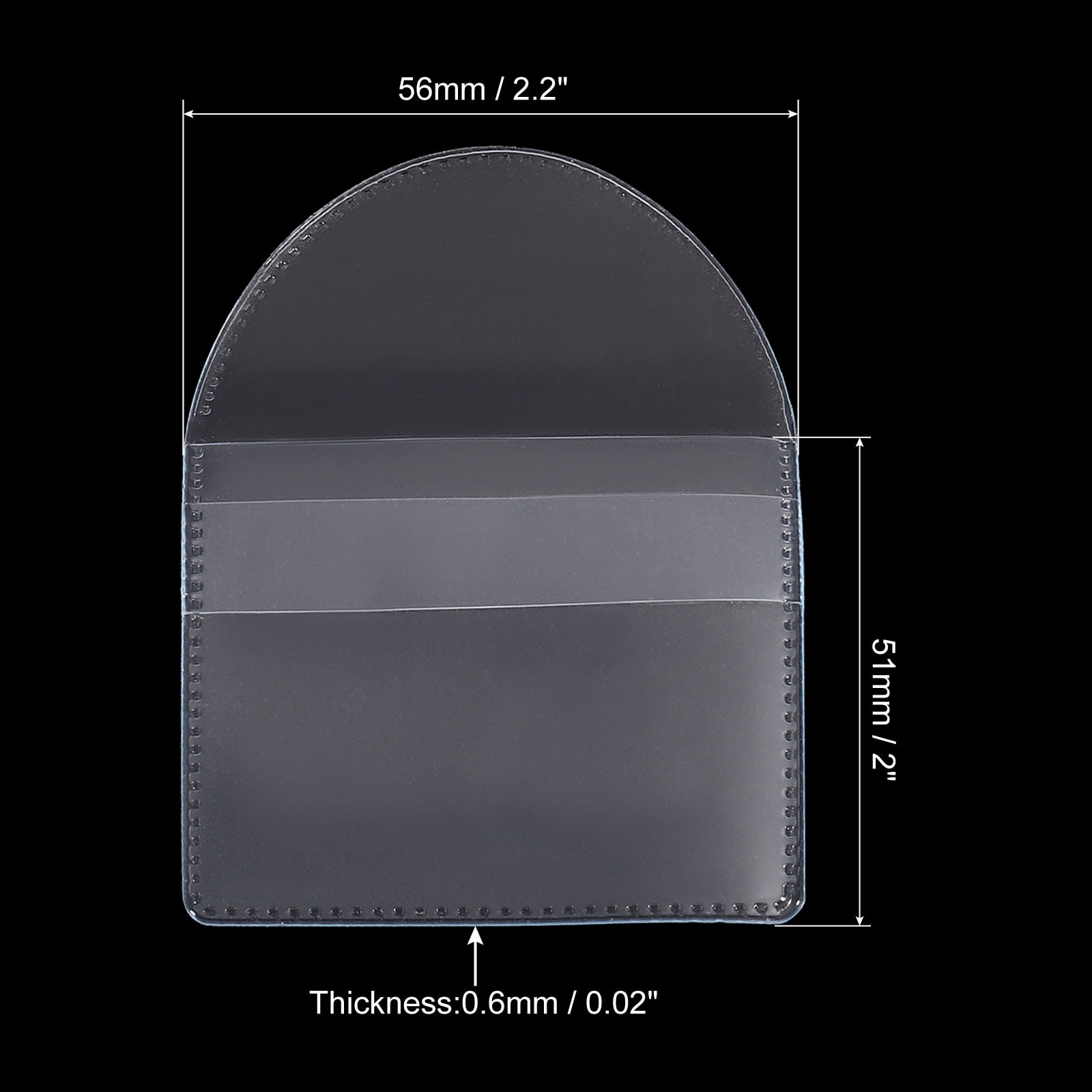 REGALWOVEN 100Pcs Coin Sleeves Holders, Pocket Coin Flip Single Coin Protector 2.2" x 2"