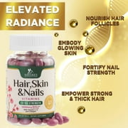 Hair Skin and Nails Vitamins for Hair Growth - Biotin 5000mcg Per Serving - Extra Strength Collagen, Argan Oil & Hyaluronic Acid - Best Beauty Supplement for Women & Men - USA Bottled - 120 Softgels