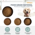 thumbnail image 3 of Addogyy Cuenco Para Perros De Cerámica Para Razas Medianas Grandes, Pesado, Alimentador De Agua Para Perros, Plato Antideslizante, Moderno, Lindo, Extra Grande, Porcelana, 8 Pulgadas, Cuenco Para Perr, 3 of 5
