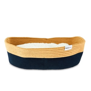 Vibrant Life Oval Woven Rope Cat Bed with Catnip