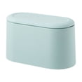 thumbnail image 1 of Desk Trash Can Plastic Desktop Bin Portable Practical Table Waste Dustbin Sundries Barrels Box for Living Room Office Car Blue, 1 of 7