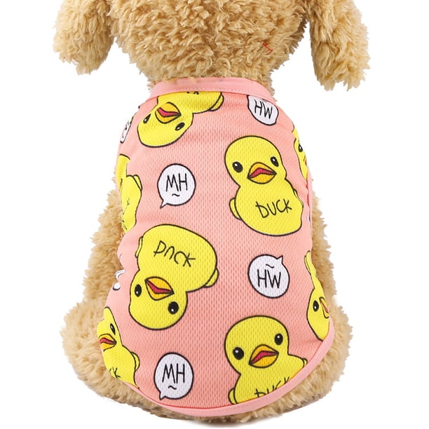 Chaleco De Perro Mascota De Pato Amarillo Grande De Dibujos Animados, Ropa De Primavera Y Verano Para Mascotas, Suministros Suaves Y Cómodos Para Mascotas Speravity PT002744-07