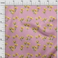 thumbnail image 2 of oneOone Cotton Poplin Twill Light Pink Fabric Flower & Leaves Watercolor Sewing Fabric By The Yard Printed Diy Clothing Sewing Supplies 56 Inch Wide, 2 of 4