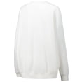 thumbnail image 3 of Women's Gameday Social  White Florida State Seminoles Oversized Football Crewneck Sweatshirt, 3 of 3