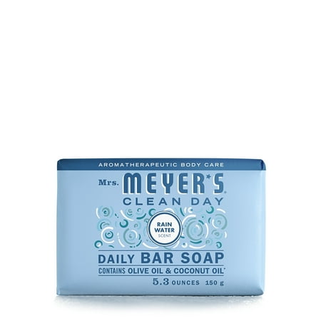 Mrs. Meyer’s Clean Day Bar Soap, RainWater Scent, 5.3 (Best Selling Soap Scents 2019)