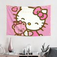 thumbnail image 5 of Hello Kitty Tapestry, Wall Hanging Tapestry, Wall Art Tapestries Poster, Home Decor For Bedroom Living Room Dorm, 60"X40", 5 of 8
