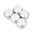 thumbnail image 4 of 5pcs Table Game Dices Set, Portable High StrengthAluminium Alloy Dices Set with Storage Box for Table Game Poker Games, 4 of 8