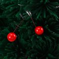 thumbnail image 2 of OUNONA 400 Ensembles de Couronnes de Baies Artificielles Rouges Forme Elliptique pour Décorations de Vacances, 2 of 8