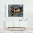 thumbnail image 2 of Wood Duck - Photography Wildlife Bird Nature Animal Water Aquatic Lake White Framed Wall Art Print 8 x 10 inches, 2 of 3