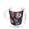 thumbnail image 2 of Yiaed Rainbow Unicorn And Cat Icecream Print Ceramics Coffee,Large Handle Design,Extra Large Tea and Coffee Cup for Office and Home Mugs, 2 of 6