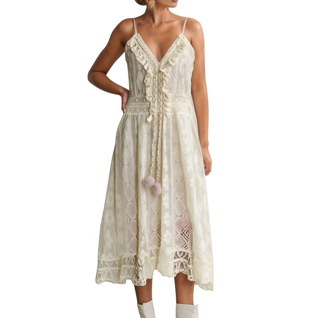 Vestido informal de verano con estampado floral para mujer: tejido ligero y transpirable, estilo versátil, corte holgado para viajar y para el día a día.