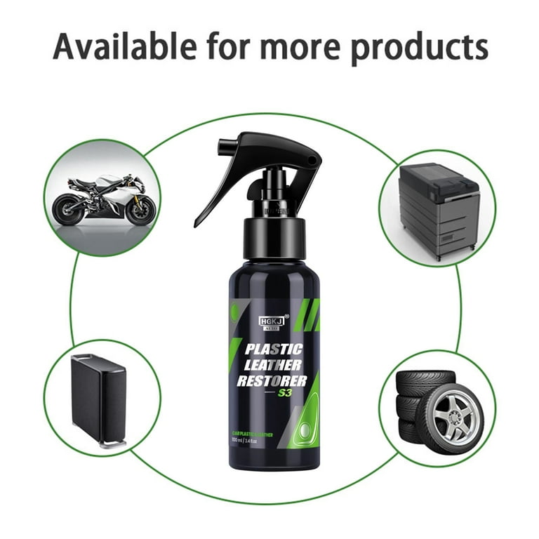 Car Leather Renovator Spray Premium Formula Liquid 300ml , 100ml 