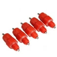 Lizheee 10Pcs Chicken Feeder Drinker Poultry Water Nipple Hanging Screw
