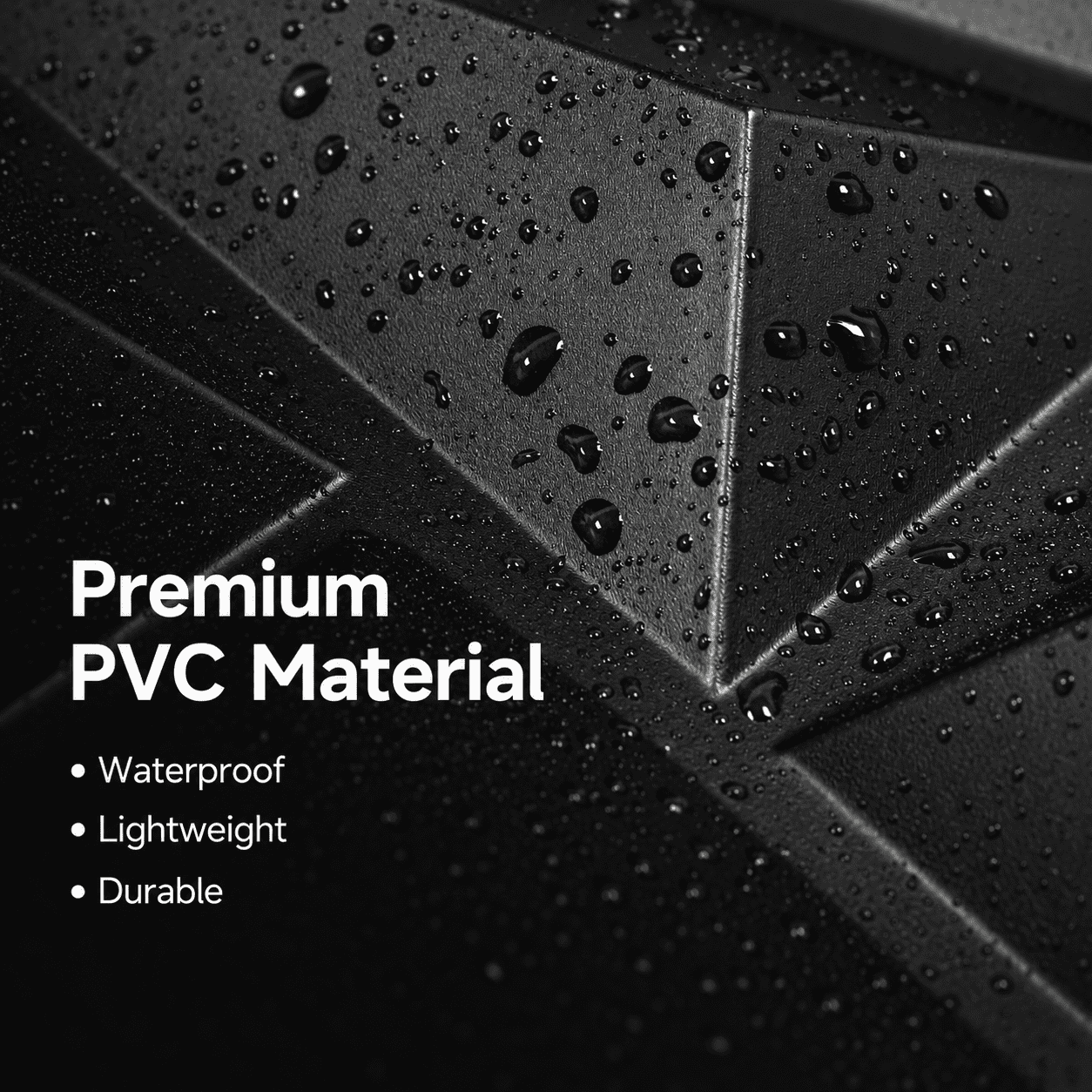 Yeslife 33-Pack Black PVC 3D Wall Panel Set, 11.8"x11.8" Diamond Pattern Accent Wall Covering for Interior Home Décor - Living Room, Bedroom, Office, TV Background