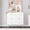 White, variant on Kids 3-Drawer Wood Dresser, Multi-Purpose Baby Storage Chest with Cartoon Pulls & Anti-Tip Design, Toddler Nightstand Organizer for Nursery, Bedroom, Closet, Hallway, Apartment