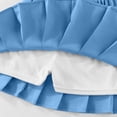 thumbnail image 5 of NAISIBABY Girls School Uniform Skirt, A-Line High Waist Pleated Skirt for Back to School Blue Size 7, 5 of 7