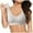 Coffee, variant on Womens Sports Bras Workout Bra Women's Comfortable & Sexy Transparent Backless Bra Cordless Spongeless with Convertible Shoulder Straps