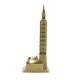 thumbnail image 1 of Retro Taipei 101 Building Decor Furnishing Metal Ornament Handicrafts Miniatures (Bronze), 1 of 3
