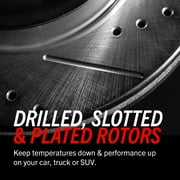 PowerStop Front and Rear Z26 Street Warrior Carbon-Fiber Ceramic Brake Pad and Drilled and Slotted Rotor Kit Fits: BMW Select Models K2890-26