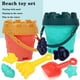 thumbnail image 3 of Juguetes De Playa De 6 Uds., Juguetes De Cubo De Playa Para Niños, Juguete De Juego De Agua De Verano, Incluye Cubo De Playa, Pala De Arena, Accesorio De Castillo De Arena Para Niños Y Niñas Eigraketly OD013454-00, 3 of 6