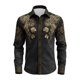 thumbnail image 4 of Camisetas de Navidad de Manga Larga de los Hombres de Moda Casual de Manga Larga Camiseta de Blusa de Cuello para Primavera Invierno Al Aire Libre Diario, 4 of 8
